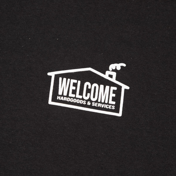 Welcome Skate Store - House T-Shirt - Black
