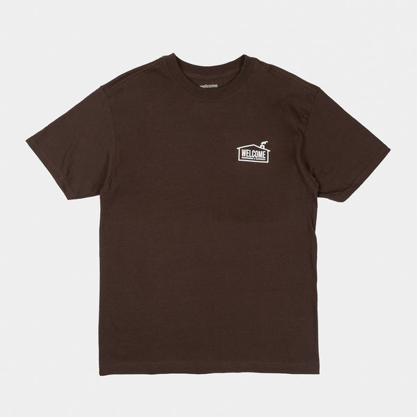 Welcome Skate Store - House T-Shirt - Dark Chocolate