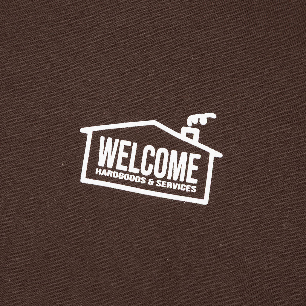 Welcome Skate Store House Dark Chocolate Brown T-Shirt 