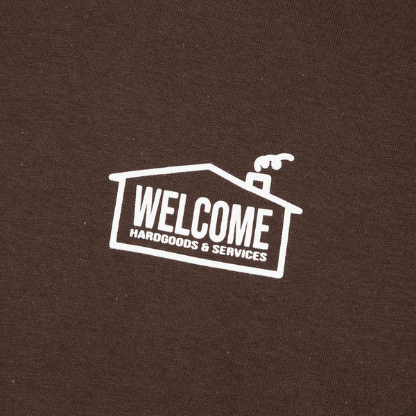Welcome Skate Store - House T-Shirt - Dark Chocolate