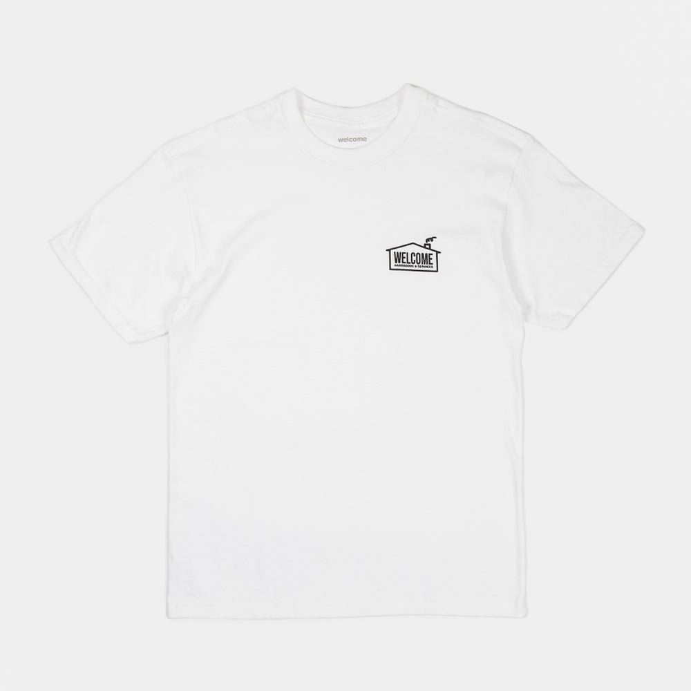 Welcome Skate Store House White T-Shirt 