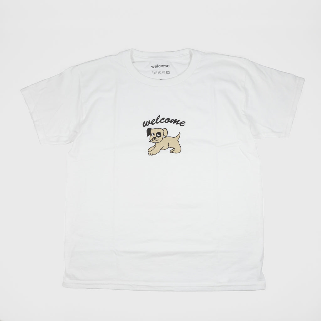 Welcome Skate Store Kids Smokey White T-Shirt