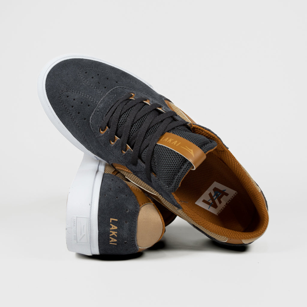 Lakai - Atlantic Vulc Shoes - Charcoal / Tan