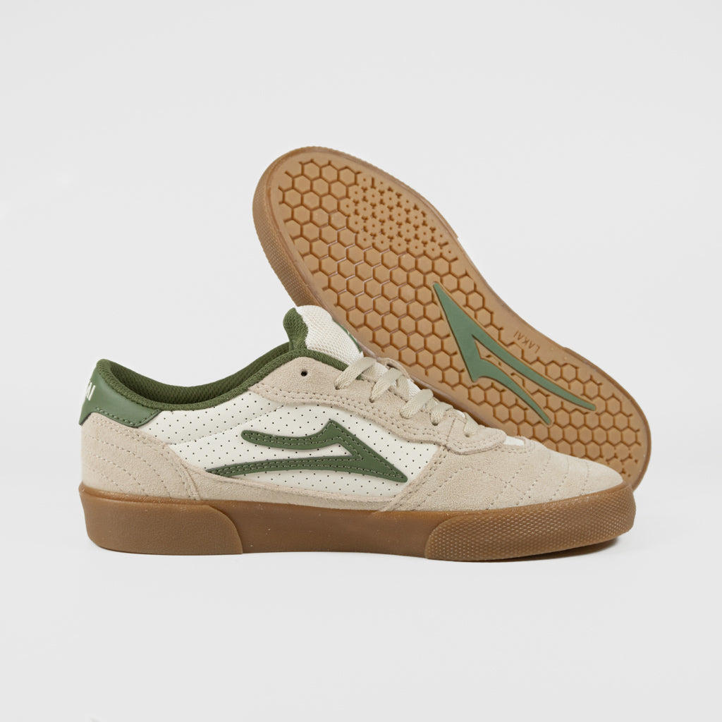 Lakai Cambridge Shoes Cream Gum Welcome Skate Store - Main Image
