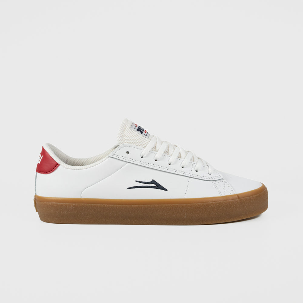 Lakai - Newport Shoes - White / Gum | Welcome Skate Store