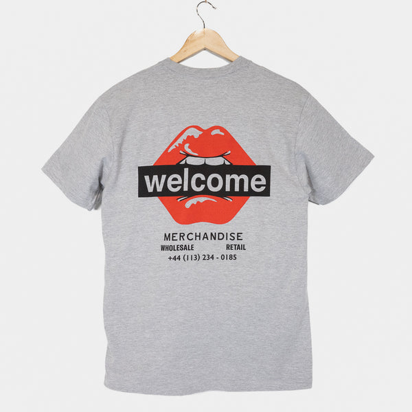 Welcome Skate Store - Lips T-Shirt - Grey