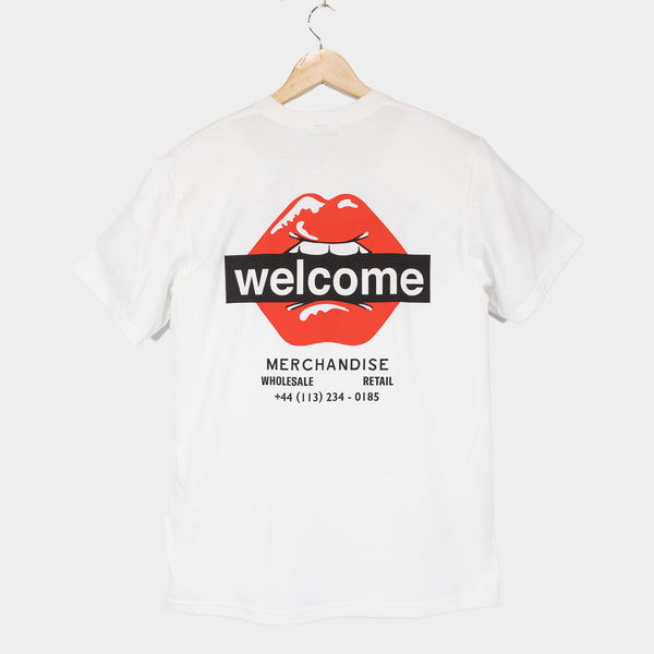 Welcome Skate Store - Lips T-Shirt - White