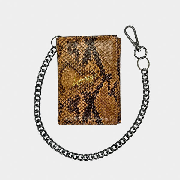 Loosey - Snake Skin Chain Gang Wallet - Brown