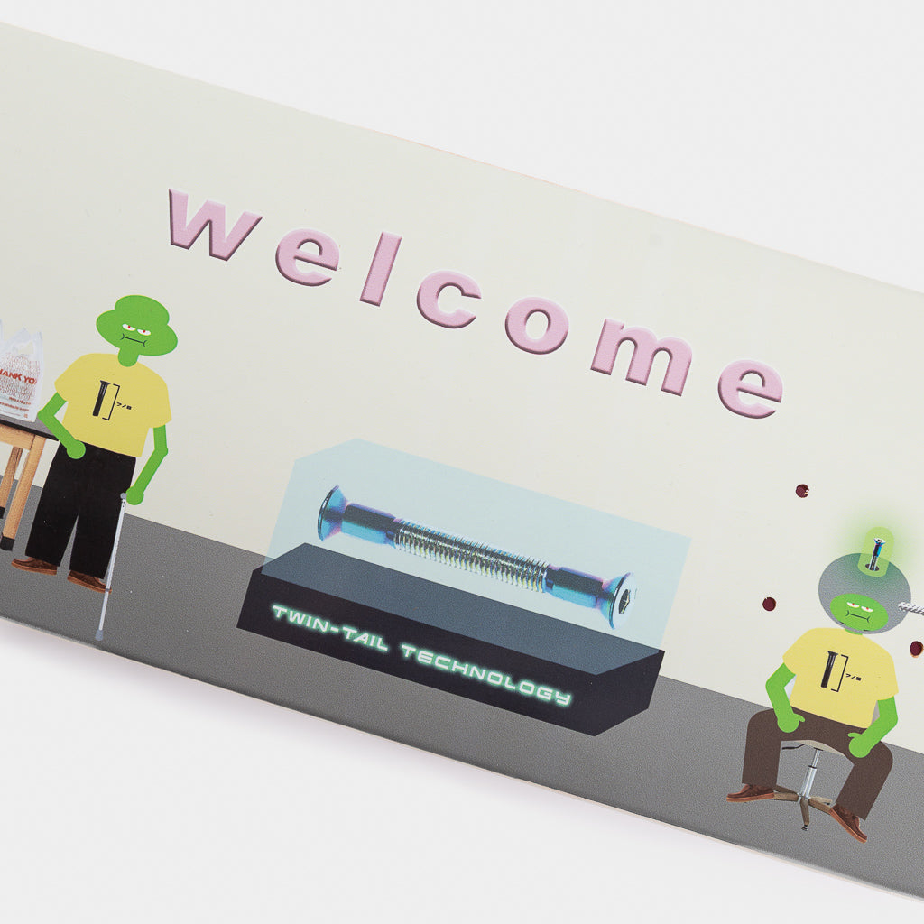 Welcome Skate Store - 8.5" Missing Bolts Twin Tail Technology Skateboard Deck