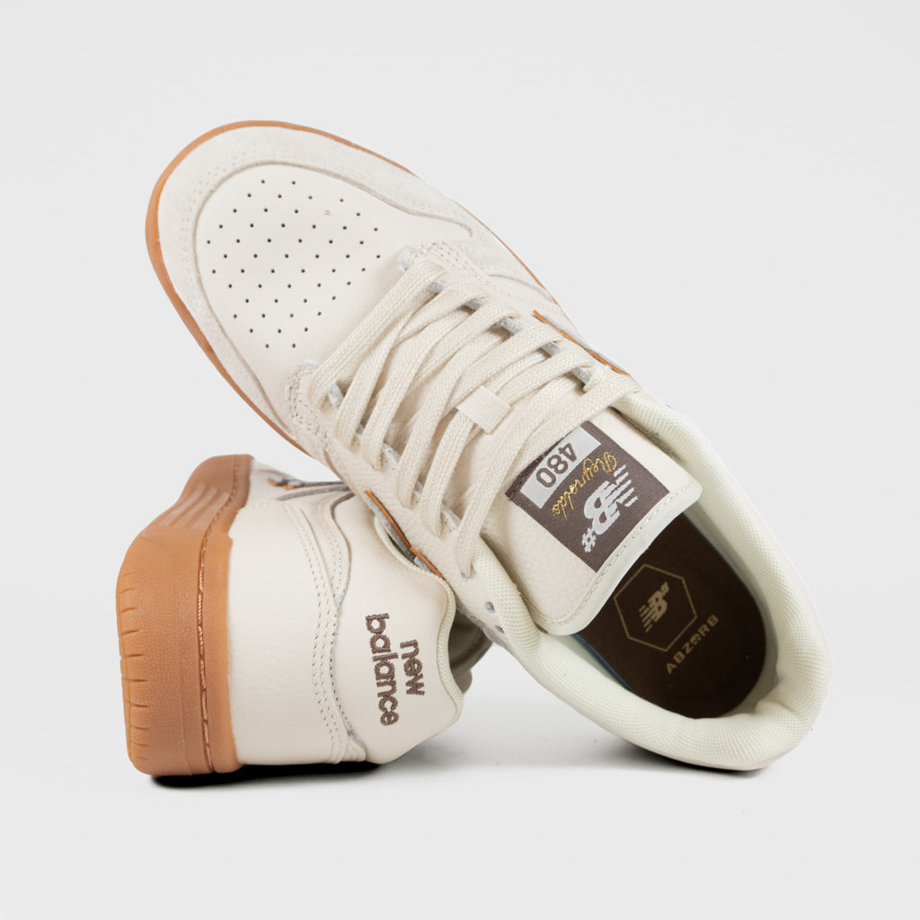 New Balance Numeric Sea Salt And Gum Andrew Reynolds 480 Shoes