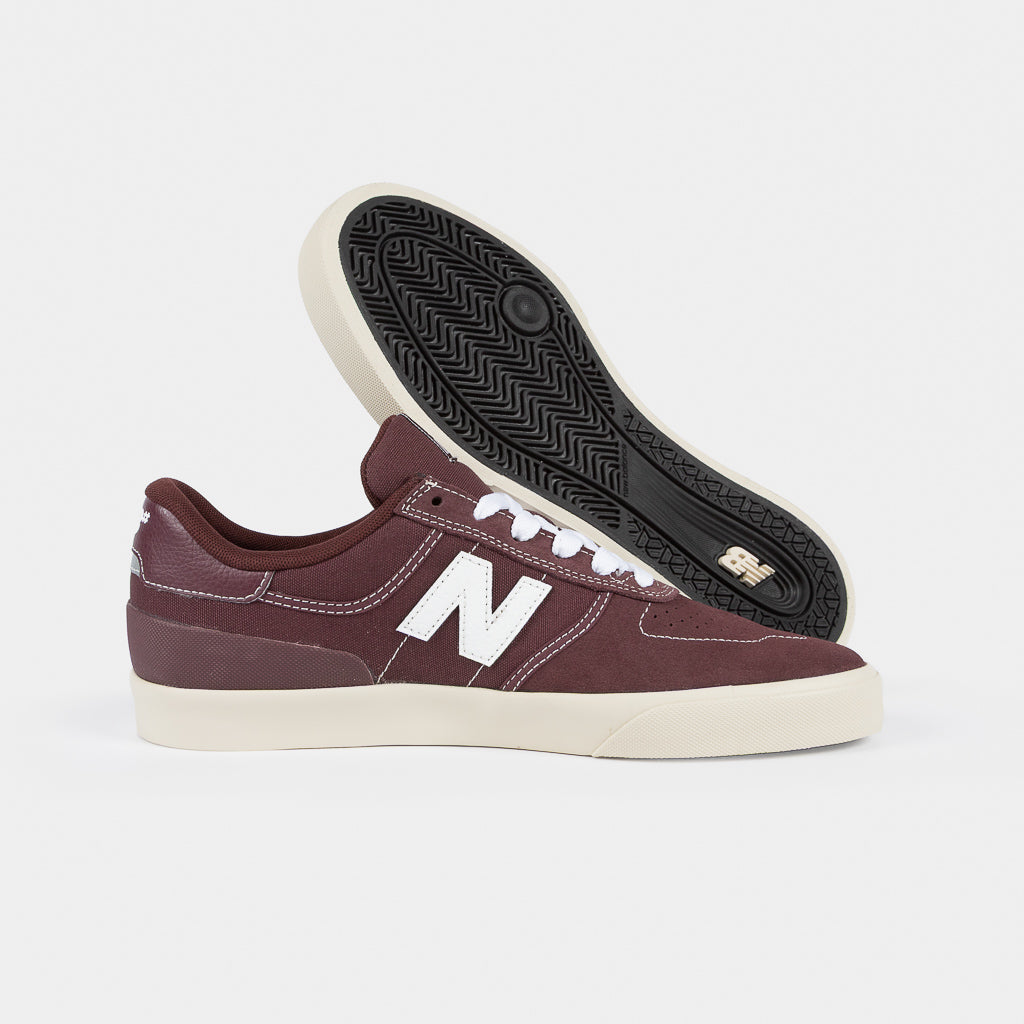 New Balance Numeric - 272 Shoes - Burgundy / White