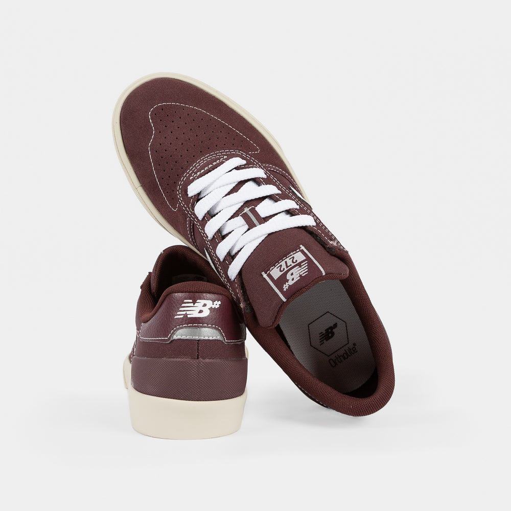 New Balance Numeric - 272 Shoes - Burgundy / White