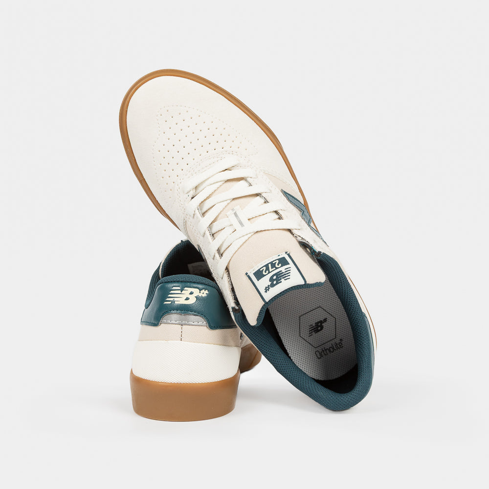 New Balance Numeric Sea Salt And gum Soled 272 Suede Skate Shoes
