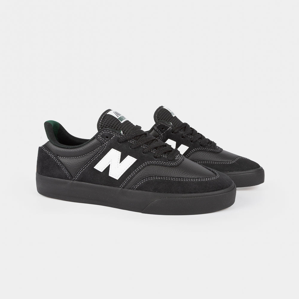 New Balance Numeric Black Leather 340 Skate Shoes