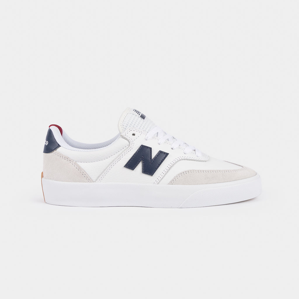 New Balance Numeric White Leather and Suede 340 Skate Shoes