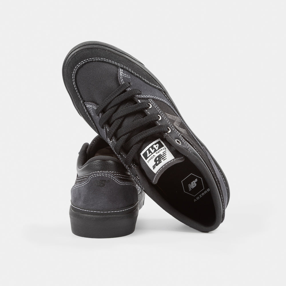 New Balance Numeric - 417 Franky Villani Low Shoes - Black Cement / Black