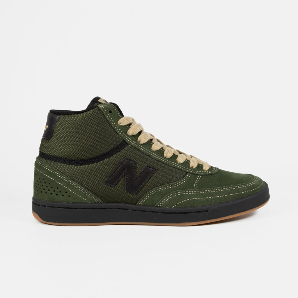 New Balance Numeric Green And Black 440 Hi Shoes