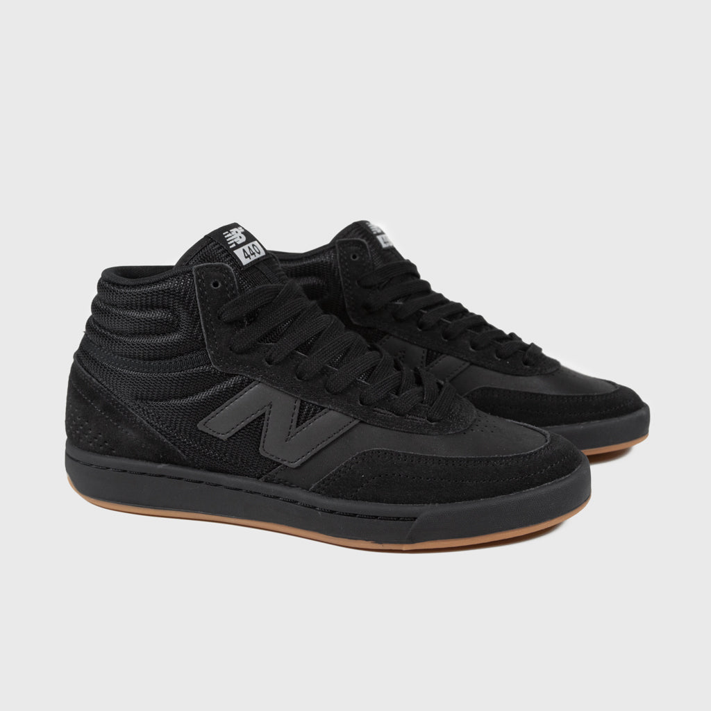 New Balance Numeric All Black 440 High V2 Shoes