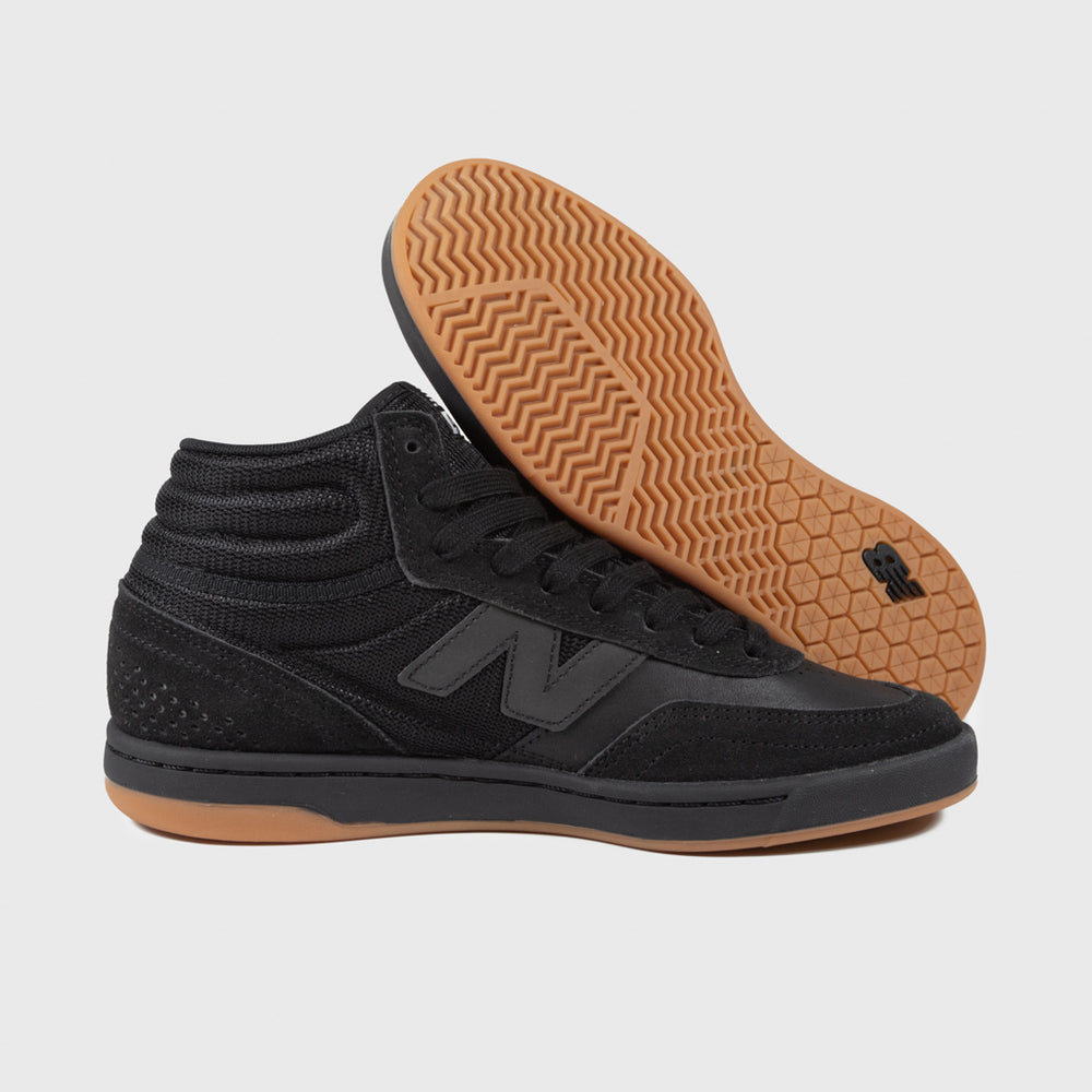 New Balance Numeric All Black 440 High V2 Shoes