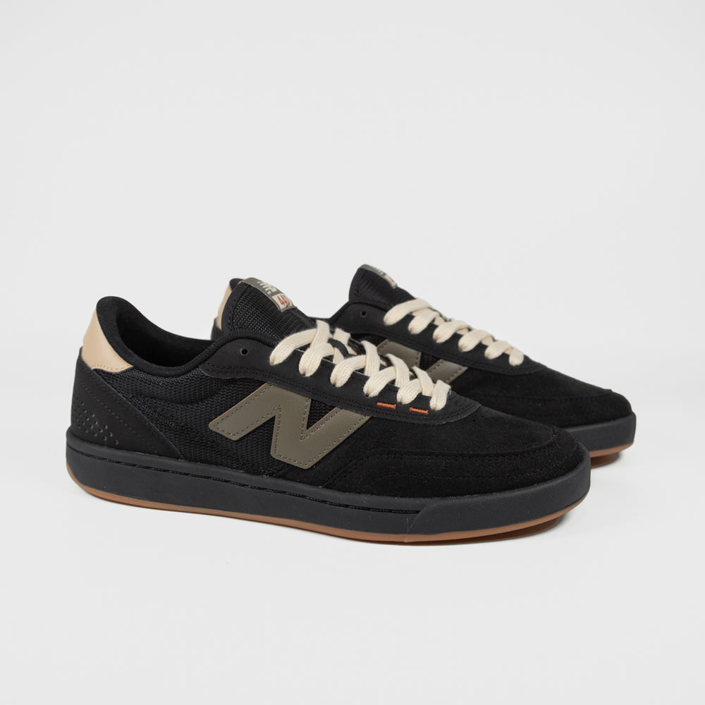 New Balance Numeric Black And Olive 440 V2 Shoes 