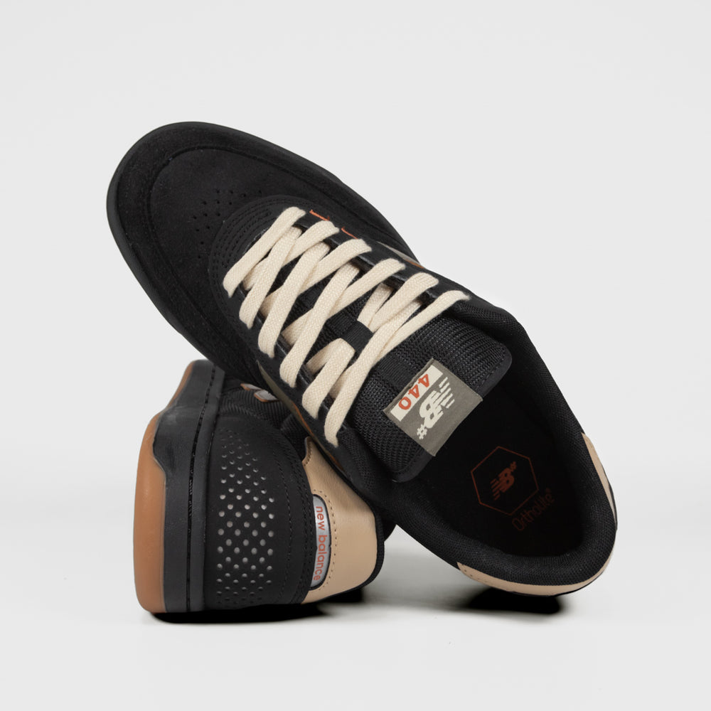 New Balance Numeric Black And Olive 440 V2 Shoes 