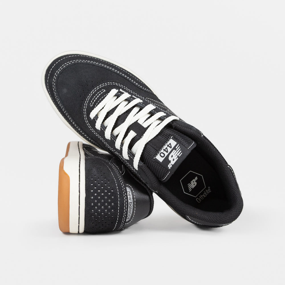 New Balance Numeric Black And White 440 V2 Shoes