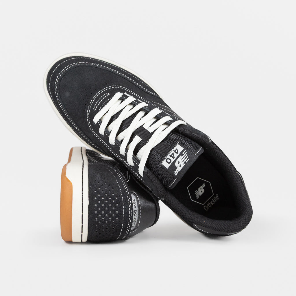 New Balance Numeric Black And White 440 V2 Shoes