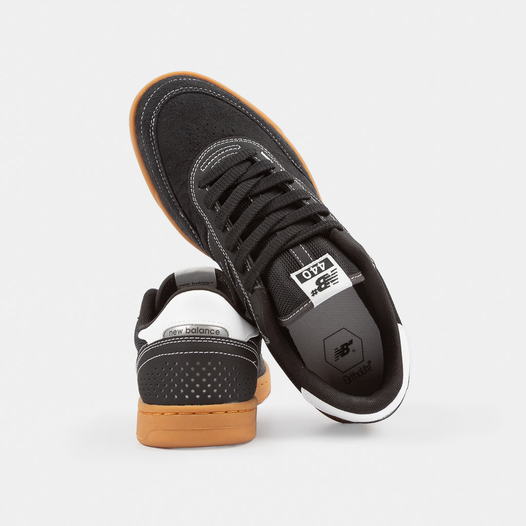 New Balance Numeric Black And Gum 440 V2 Skate Shoes
