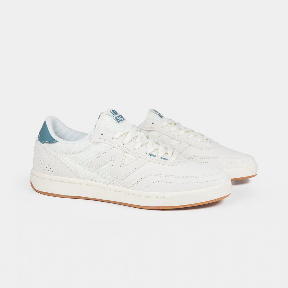 New Balance Numeric Sea Salt White 440 V2 Shoes