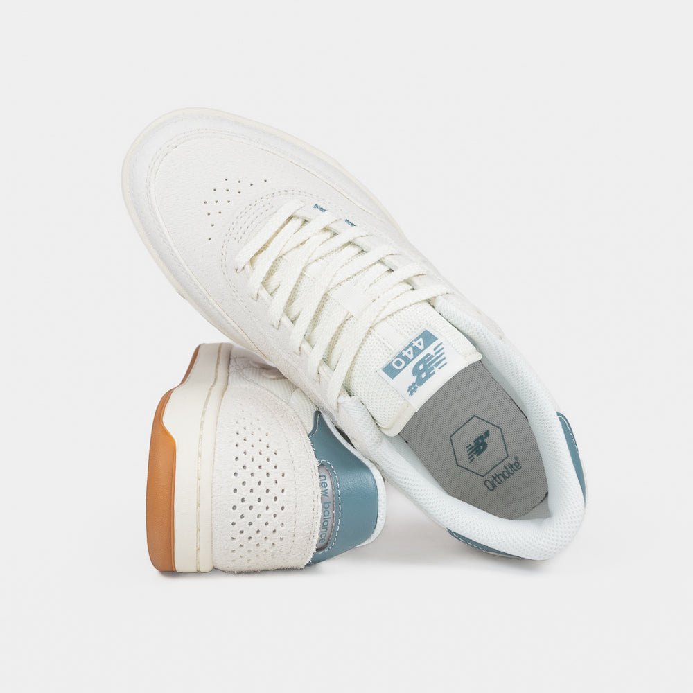 New Balance Numeric Sea Salt White 440 V2 Shoes