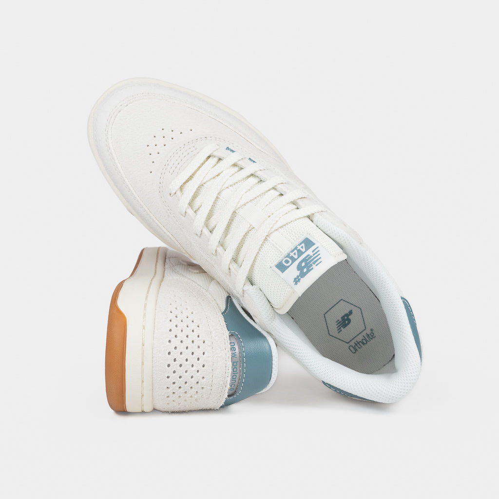 New Balance Numeric Sea Salt White 440 V2 Shoes