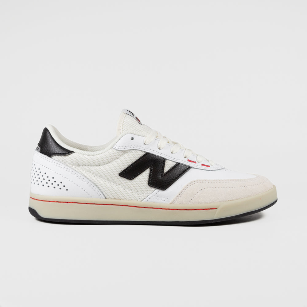New Balance Numeric White Leather 440 V2 Shoes