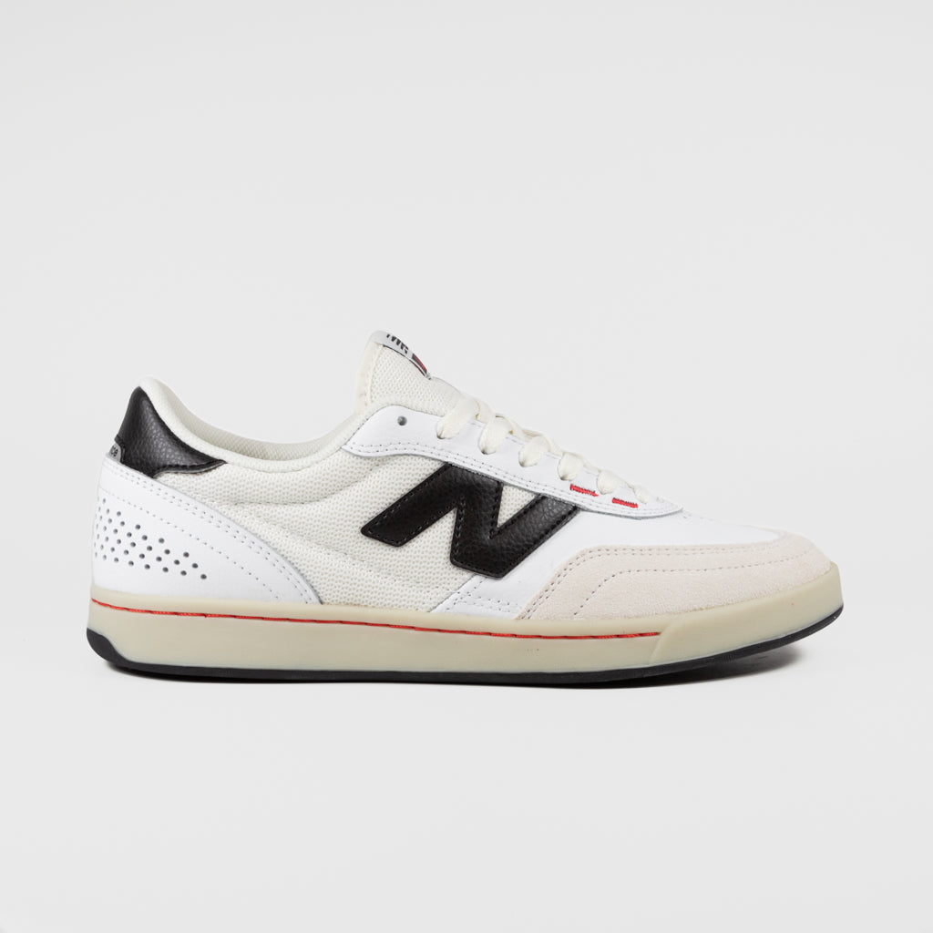 New Balance Numeric White Leather 440 V2 Shoes