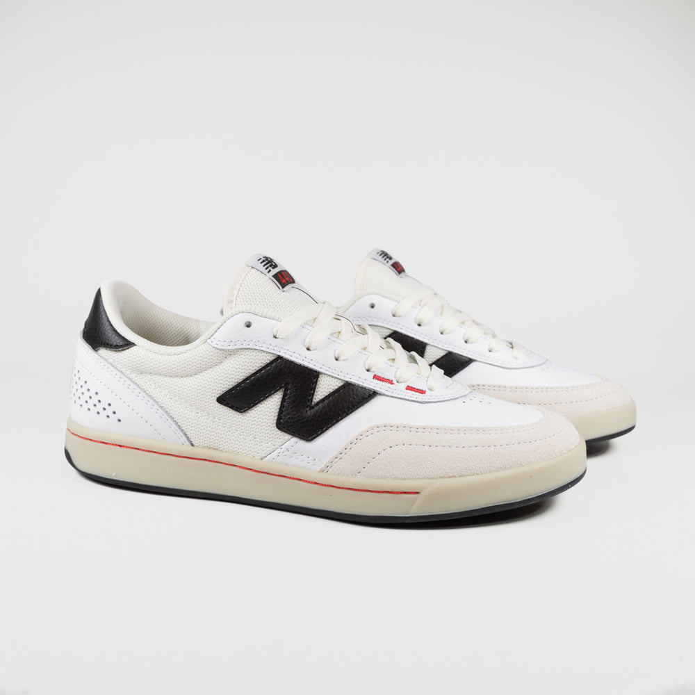 New Balance Numeric White Leather 440 V2 Shoes