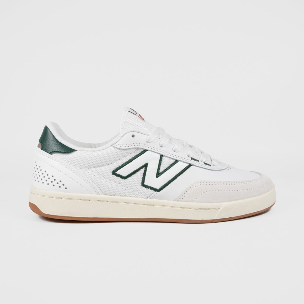 New Balance Numeric White Leather 440 V2 Shoes