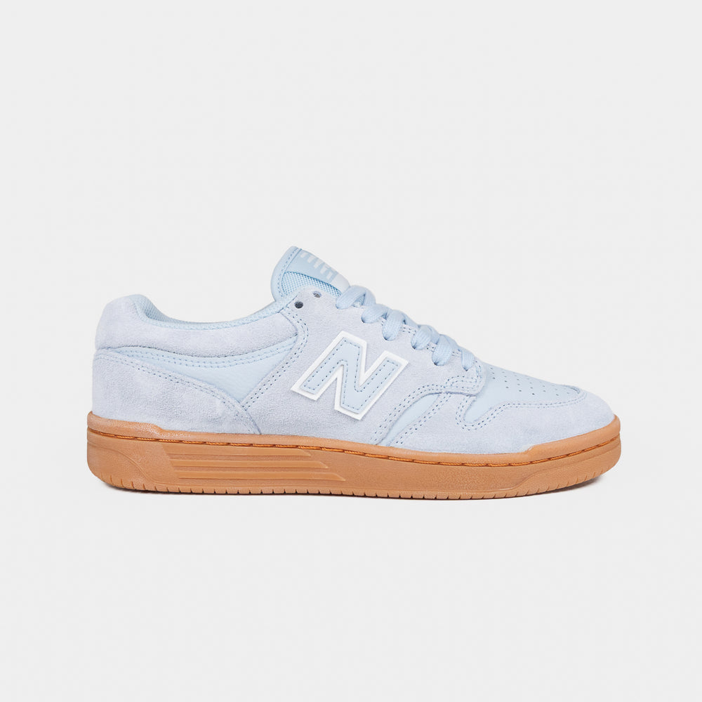 New Balance Numeric Baby Blue And Gum 480 Shoes