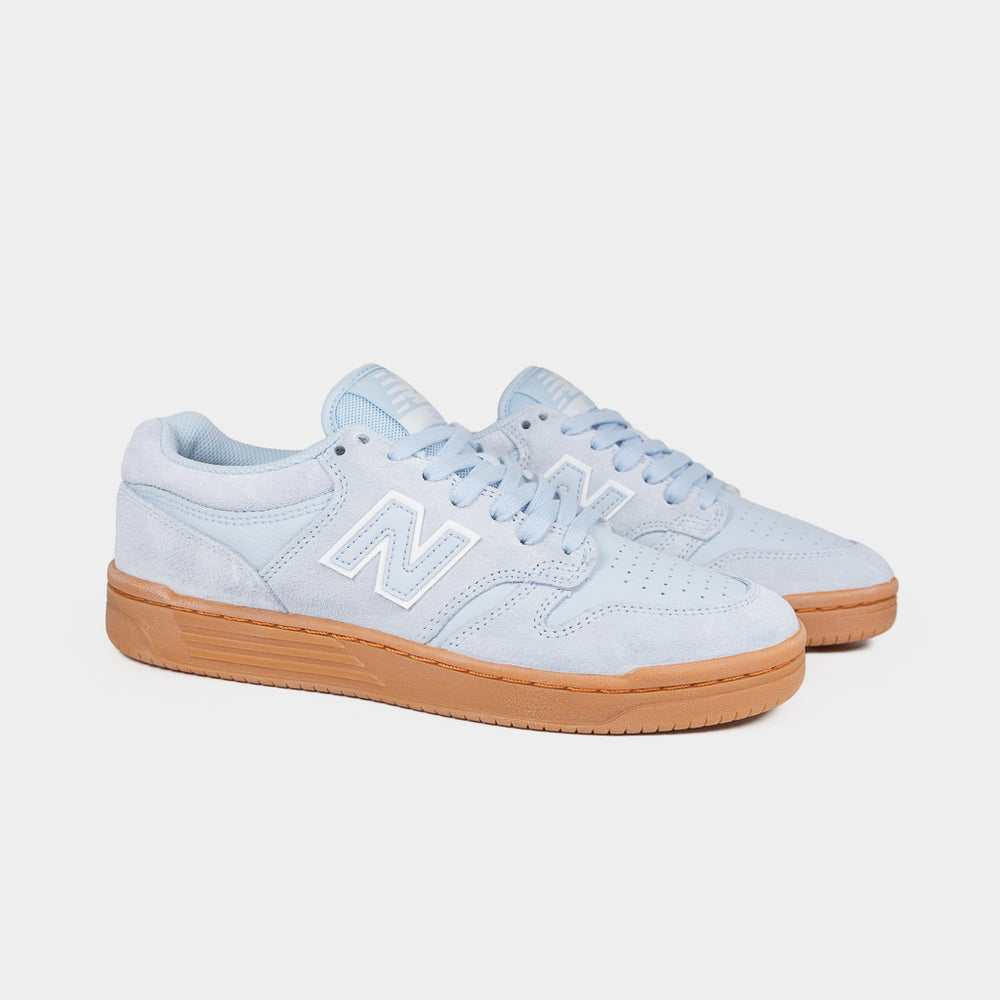 New Balance Numeric Baby Blue And Gum 480 Shoes