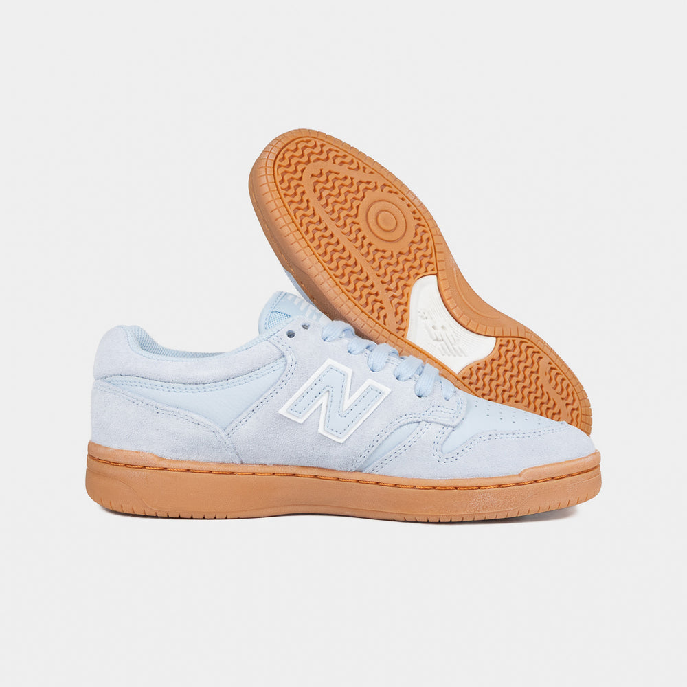 New Balance Numeric Baby Blue And Gum 480 Shoes