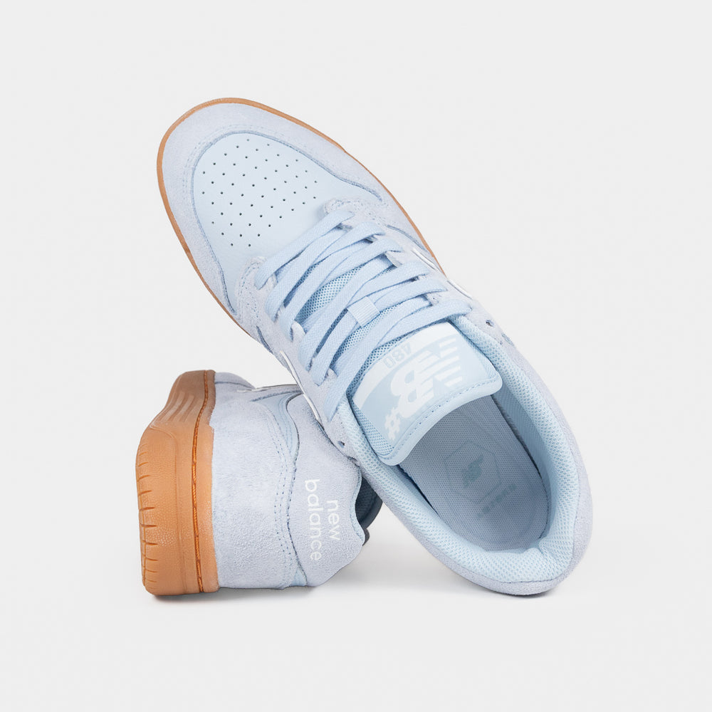 New Balance Numeric Baby Blue And Gum 480 Shoes