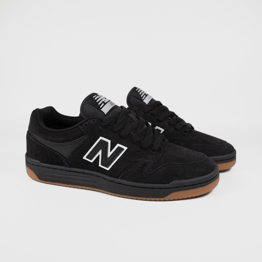 New Balance Numeric 480 Shoes Black Black Welcome Skate Store