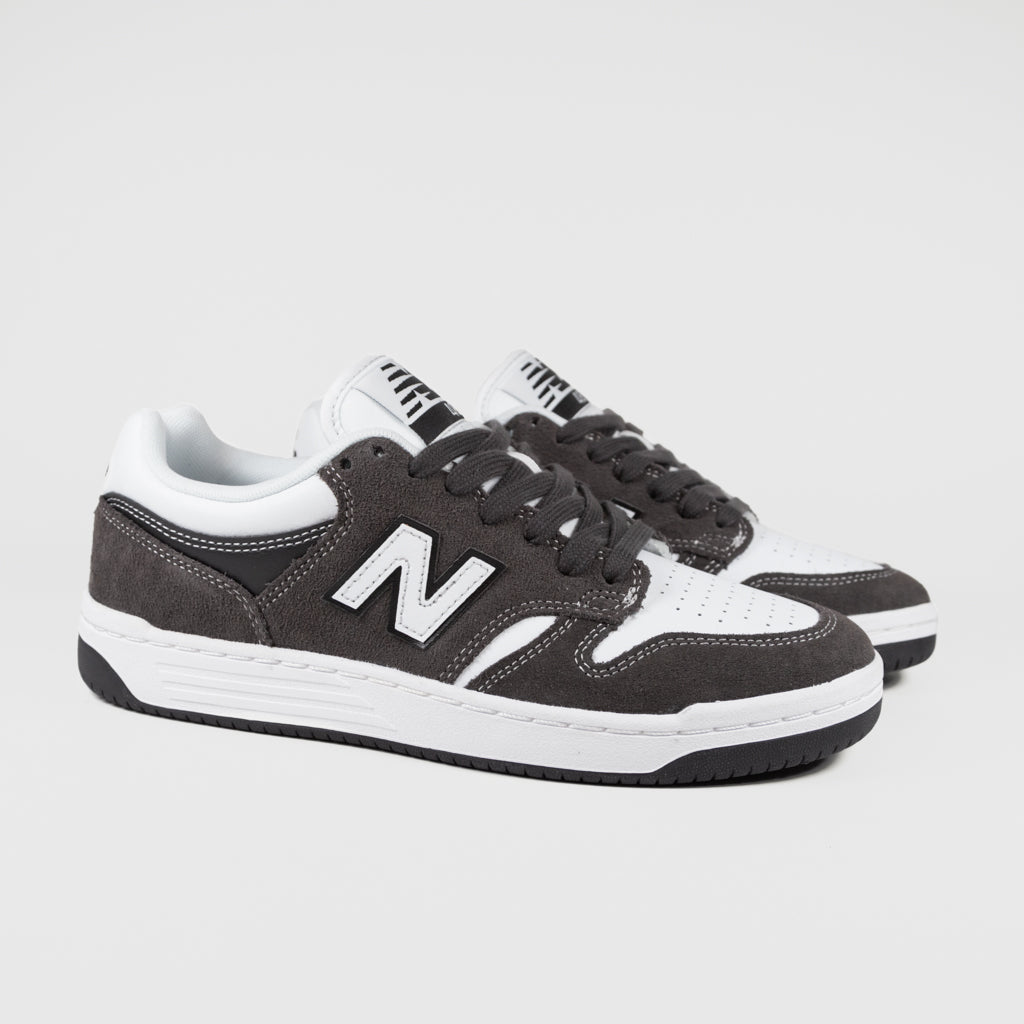 New Balance Numeric Black Cement And White 480 Shoes