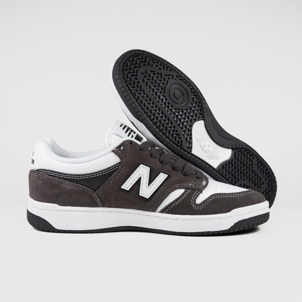 New Balance Numeric Black Cement And White 480 Shoes