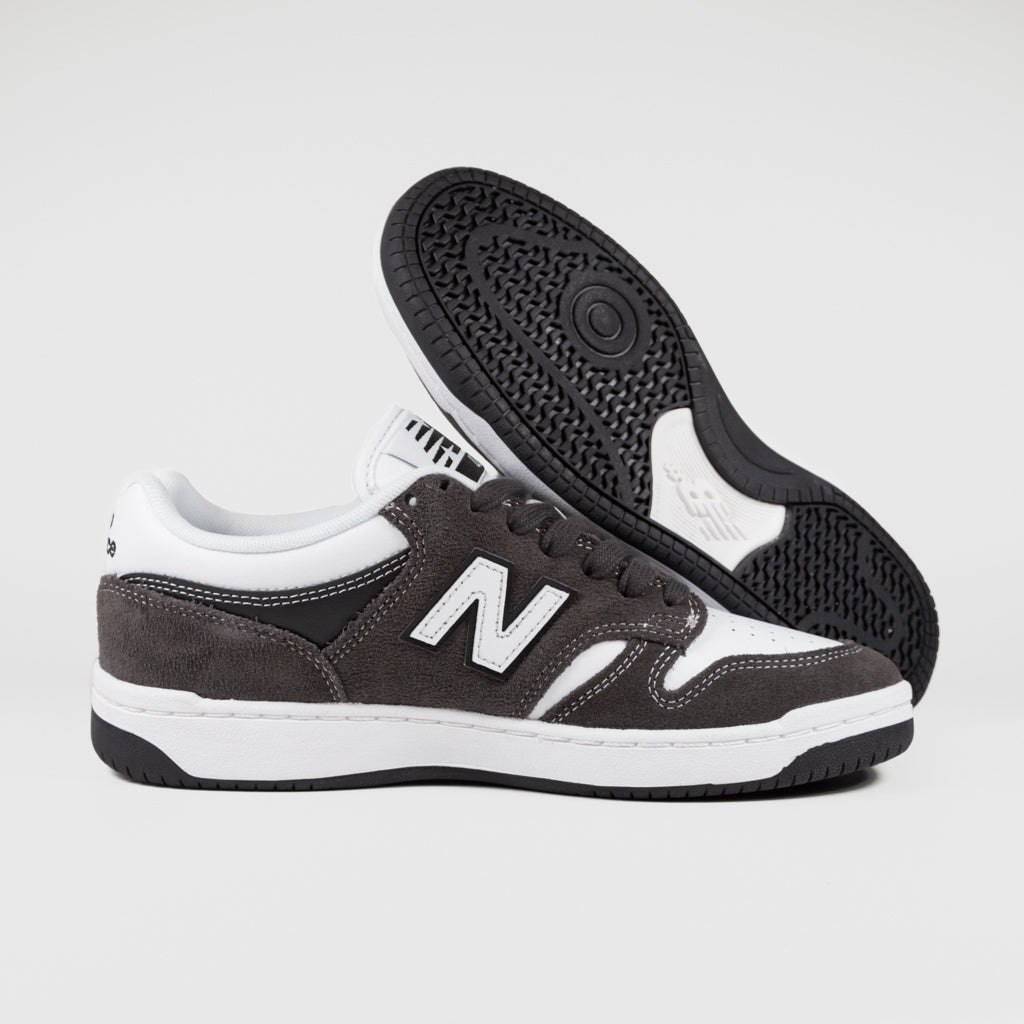 New Balance Numeric Black Cement And White 480 Shoes