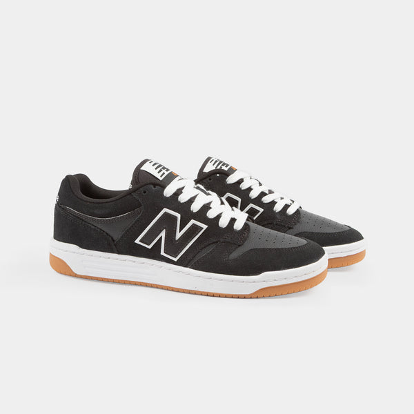 New Balance Numeric - 480 Shoes - Black / White / Gum