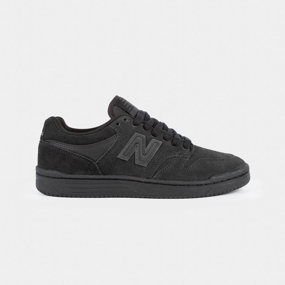 New Balance Numeric Full Black Suede 480 Skate Shoes