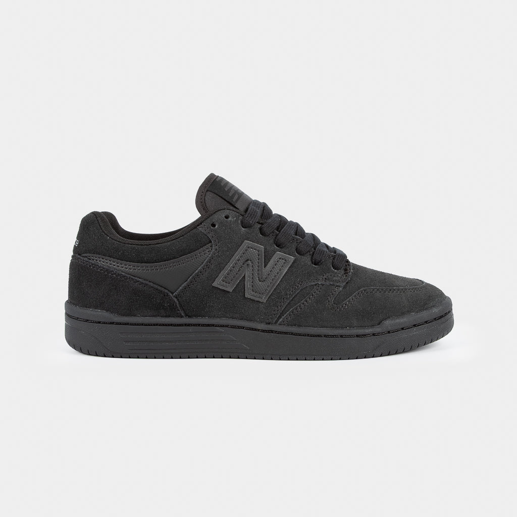 New Balance Numeric Full Black Suede 480 Skate Shoes