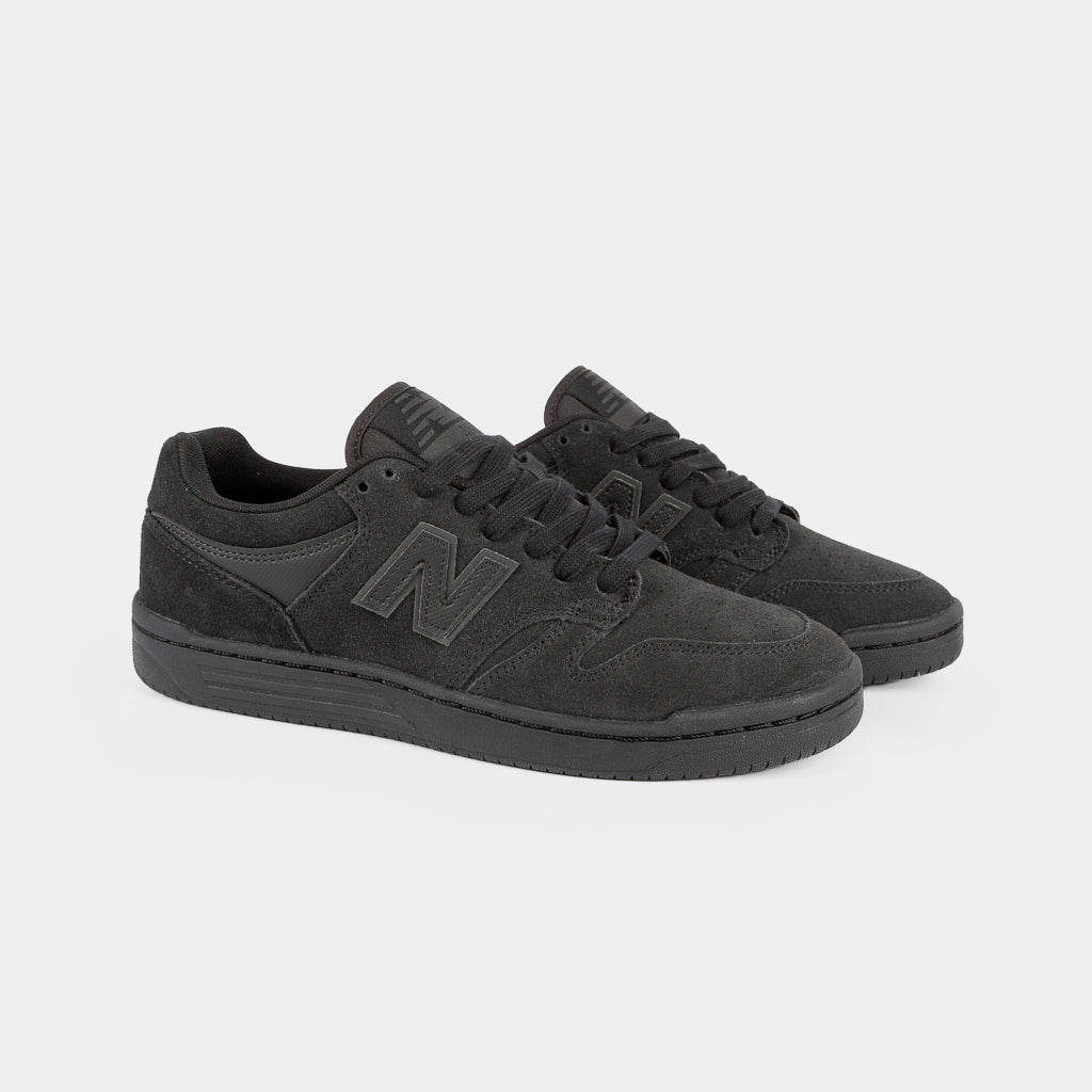 New Balance Numeric Full Black Suede 480 Skate Shoes