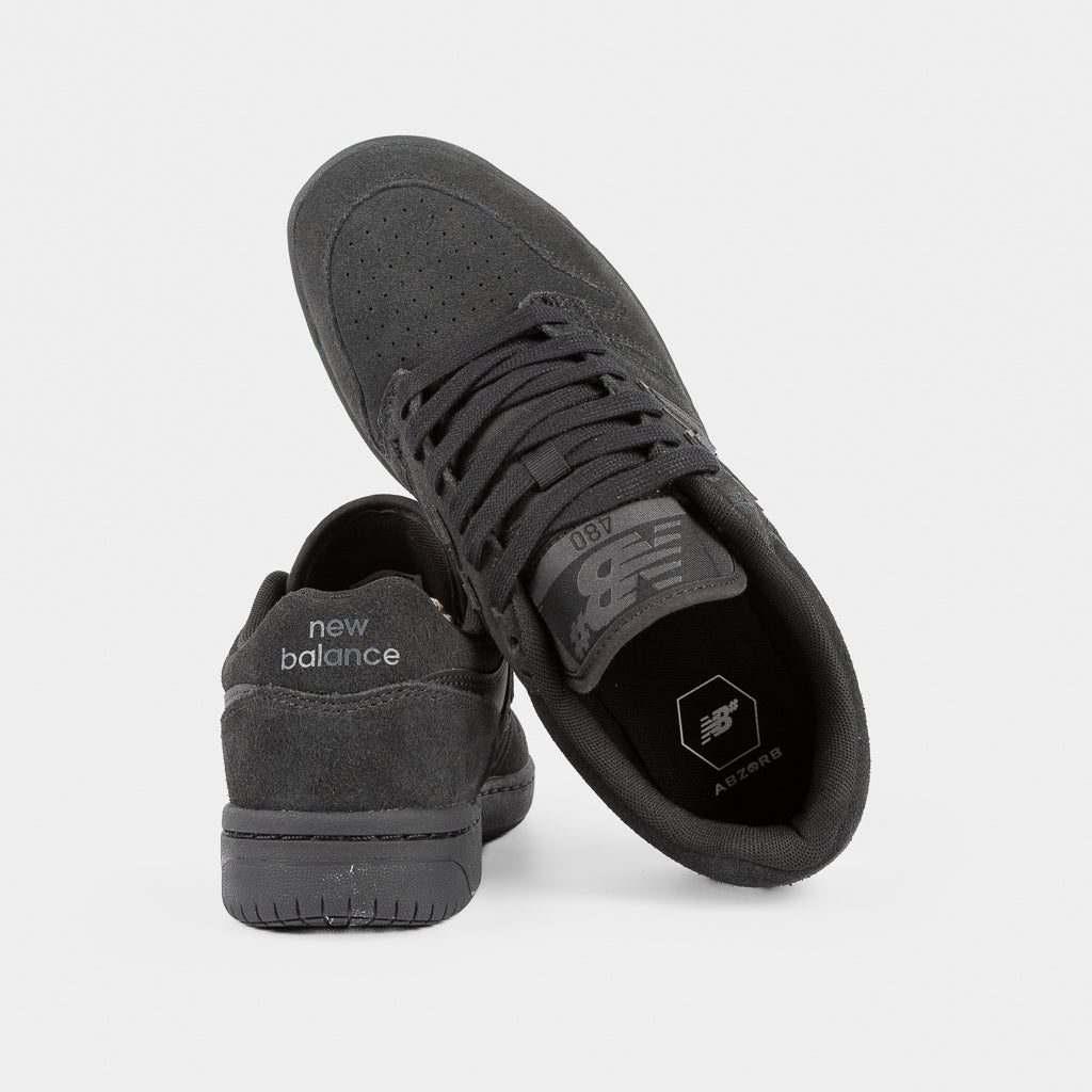 New Balance Numeric Full Black Suede 480 Skate Shoes