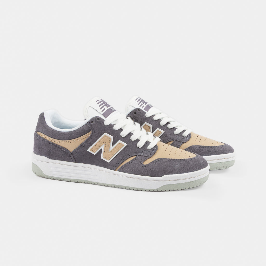 New Balance Numeric Meteorite Blue and Beige 480 Skate Shoes 