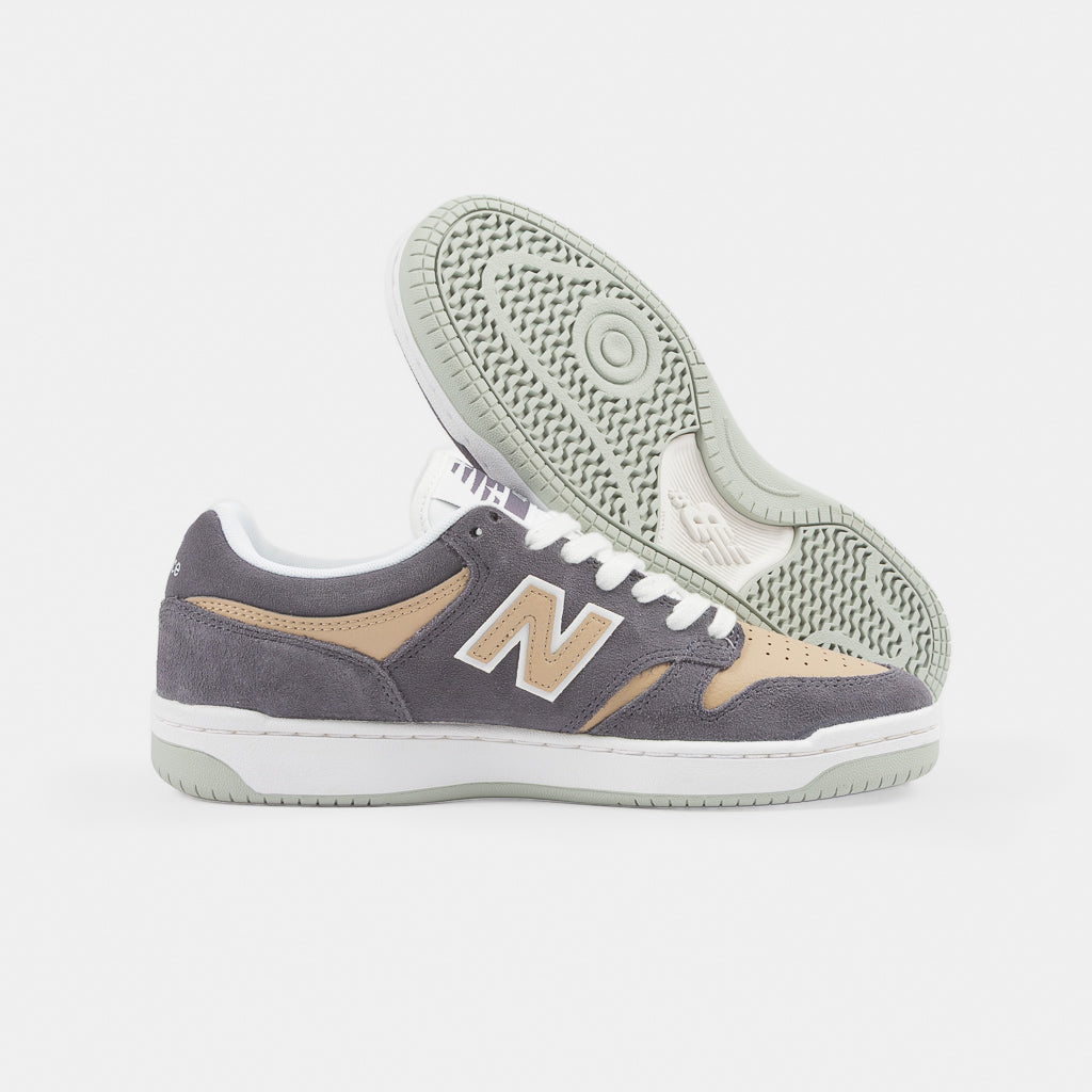 New Balance Numeric Meteorite Blue and Beige 480 Skate Shoes 